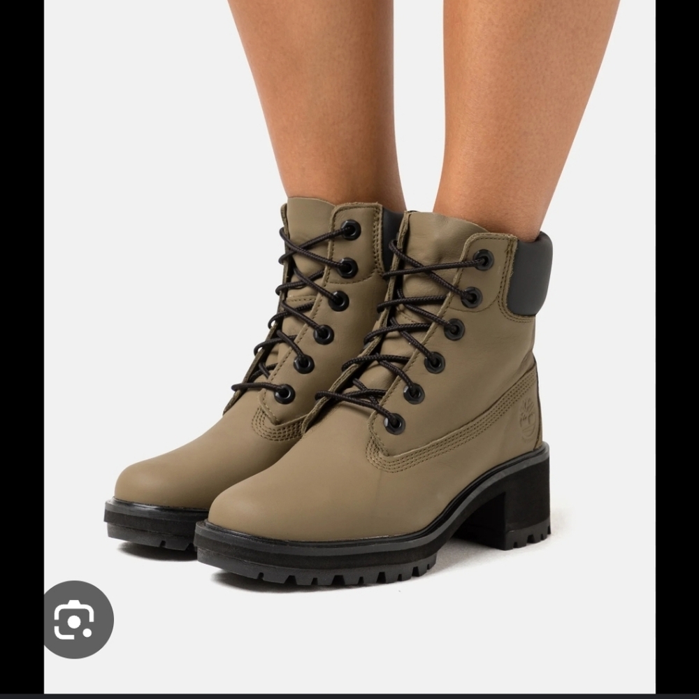 Timberland Women's Ankle Boots - Olive‎ and Black